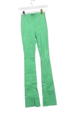 Pantaloni de femei Zara, Mărime XS, Culoare Verde, Preț 71,05 Lei