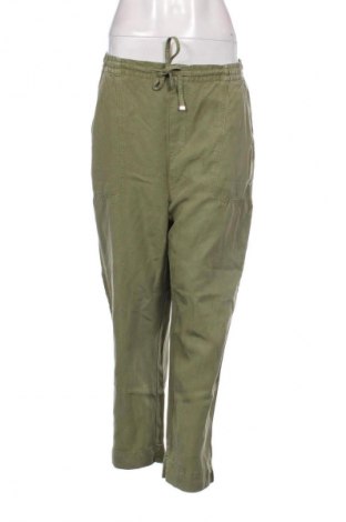 Pantaloni de femei Zara, Mărime L, Culoare Verde, Preț 72,03 Lei