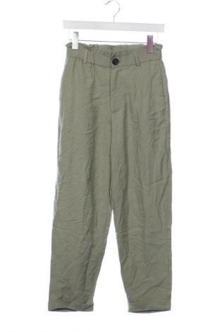 Γυναικείο παντελόνι Zara, Μέγεθος XS, Χρώμα Πράσινο, Τιμή 17,99 €