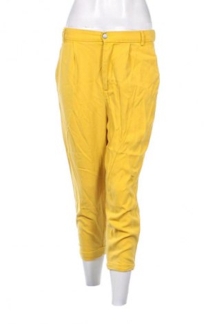 Pantaloni de femei Zara, Mărime S, Culoare Galben, Preț 71,05 Lei