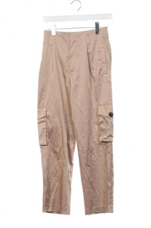 Γυναικείο παντελόνι Zara, Μέγεθος XS, Χρώμα  Μπέζ, Τιμή 17,99 €
