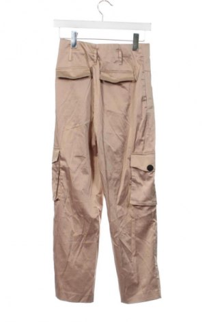 Γυναικείο παντελόνι Zara, Μέγεθος XS, Χρώμα  Μπέζ, Τιμή 17,99 €