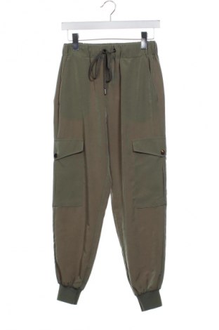 Damskie spodnie Zara, Rozmiar XS, Kolor Zielony, Cena 62,07 zł