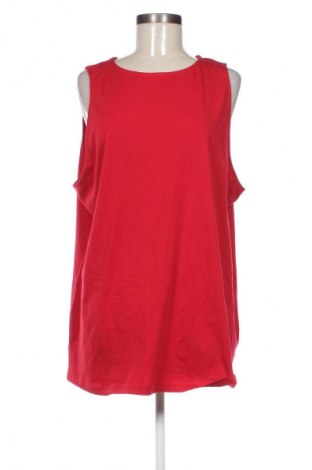 Γυναικείο αμάνικο μπλουζάκι Bpc Bonprix Collection, Μέγεθος 3XL, Χρώμα Κόκκινο, Τιμή 8,70 €