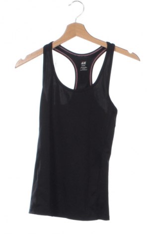 Γυναικείο αμάνικο μπλουζάκι H&M, Μέγεθος XS, Χρώμα Μαύρο, Τιμή 10,99 €