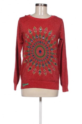 Damski sweter Desigual, Rozmiar M, Kolor Czerwony, Cena 143,82 zł
