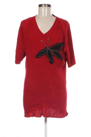 Damski sweter Evita, Rozmiar XXL, Kolor Czerwony, Cena 134,99 zł