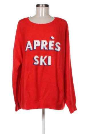 Дамски пуловер H&M L.O.G.G., Размер XL, Цвят Червен, Цена 20,99 лв.