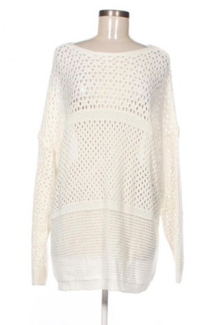Damski sweter Laura Torelli, Rozmiar XL, Kolor Biały, Cena 95,99 zł