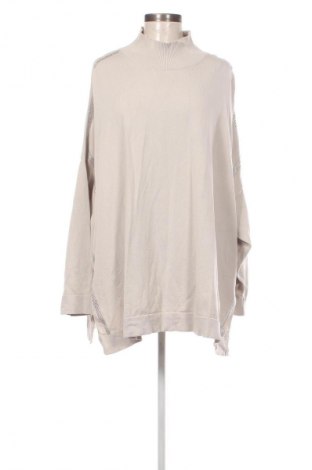 Γυναικείο πουλόβερ Selection By Ulla Popken, Μέγεθος 4XL, Χρώμα  Μπέζ, Τιμή 59,99 €