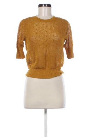 Pulover de femei Zara, Mărime L, Culoare Auriu, Preț 91,99 Lei