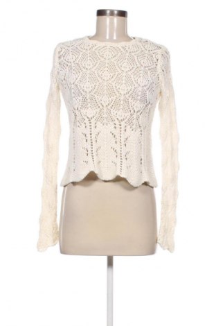 Damenpullover Zara, Größe S, Farbe Ecru, Preis 13,81 €