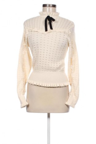 Damski sweter Zara, Rozmiar M, Kolor ecru, Cena 62,07 zł