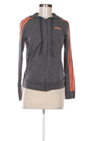 Γυναικείο φούτερ Adidas, Μέγεθος S, Χρώμα Γκρί, Τιμή 30,99 €