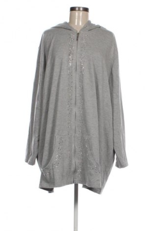 Γυναικείο φούτερ Mia Moda, Μέγεθος 5XL, Χρώμα Γκρί, Τιμή 21,99 €