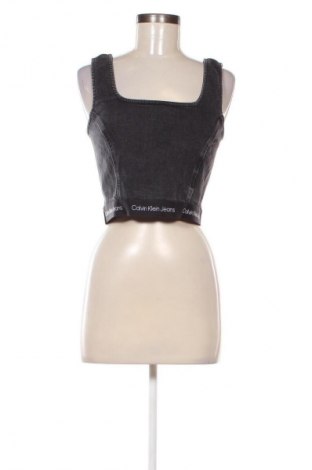 Top de femei Calvin Klein Jeans, Mărime M, Culoare Gri, Preț 163,99 Lei
