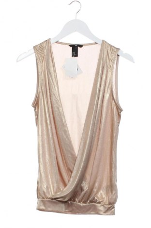 Damski top H&M, Rozmiar XS, Kolor Złocisty, Cena 107,86 zł