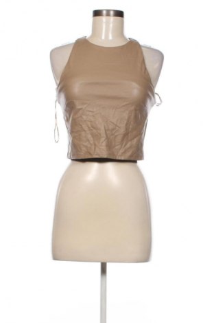 Γυναικείο τοπ Pull&Bear, Μέγεθος M, Χρώμα  Μπέζ, Τιμή 18,99 €
