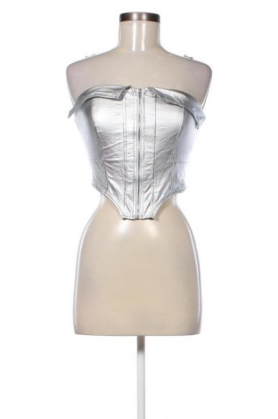 Top de femei SHEIN, Mărime S, Culoare Argintiu, Preț 156,99 Lei