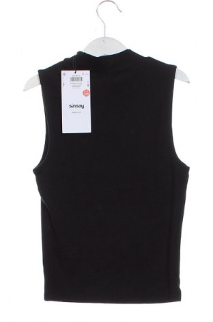 Damski top Sinsay, Rozmiar XS, Kolor Czarny, Cena 52,71 zł
