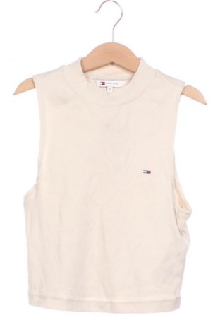 Damentop Tommy Jeans, Größe XS, Farbe Ecru, Preis 33,99 €