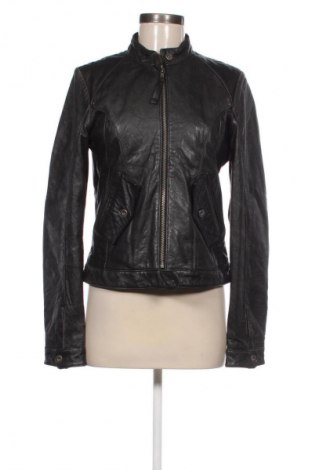 Geacă de piele pentru femei Calvin Klein Jeans, Mărime M, Culoare Negru, Preț 899,76 Lei