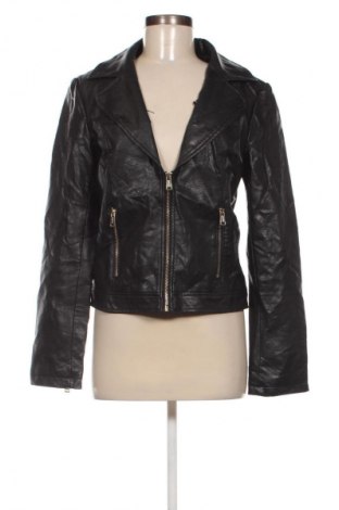 Γυναικείο δερμάτινο μπουφάν Guess, Μέγεθος M, Χρώμα Μαύρο, Τιμή 65,99 €