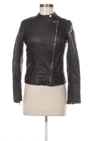 Damen Lederjacke Mango, Größe S, Farbe Schwarz, Preis 28,99 €