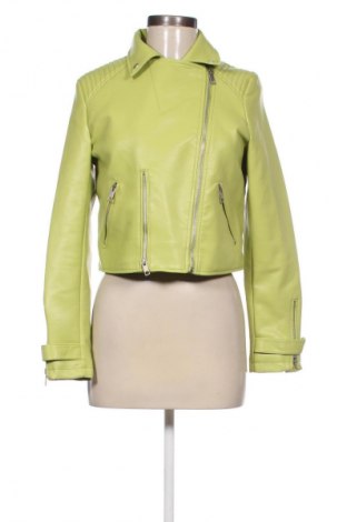 Geacă de piele pentru femei Unbranded, Mărime M, Culoare Verde, Preț 116,99 Lei