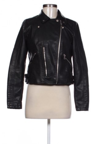Дамско кожено яке Vero Moda, Размер M, Цвят Черен, Цена 41,06 лв.