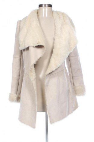 Dámsky kabát  Bershka, Veľkosť S, Farba Kremová, Cena  45,00 €