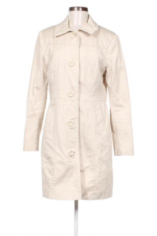 Damski płaszcz H&M, Rozmiar L, Kolor ecru, Cena 134,83 zł
