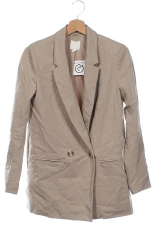 Sacou de femei H&M, Mărime XS, Culoare Bej, Preț 163,99 Lei