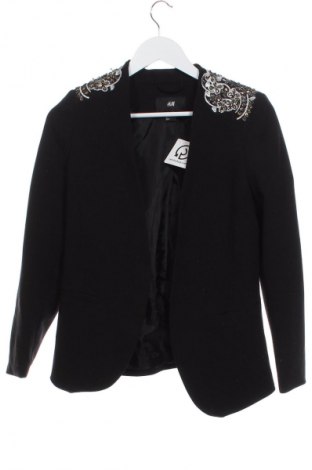 Sacou de femei H&M, Mărime XS, Culoare Negru, Preț 125,92 Lei