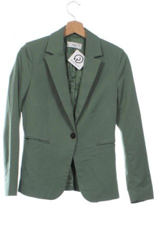 Damen Blazer Mango, Größe XXS, Farbe Grün, Preis € 28,13