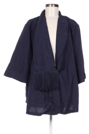 Damski żakiet SHEIN, Rozmiar 4XL, Kolor Niebieski, Cena 157,99 zł