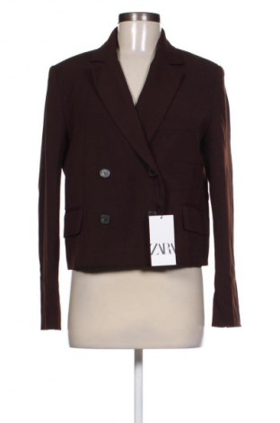 Damen Blazer Zara, Größe S, Farbe Braun, Preis 55,20 €
