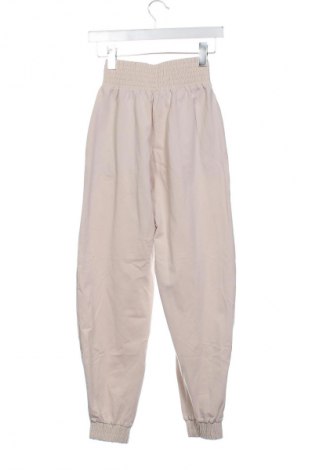 Damskie spodnie sportowe Bershka, Rozmiar XS, Kolor Beżowy, Cena 66,67 zł