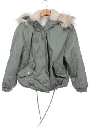 Γυναικείο μπουφάν Bershka, Μέγεθος XS, Χρώμα Πράσινο, Τιμή 30,91 €