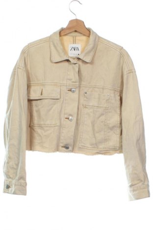 Дамско яке Zara, Размер XS, Цвят Бежов, Цена 41,99 лв.