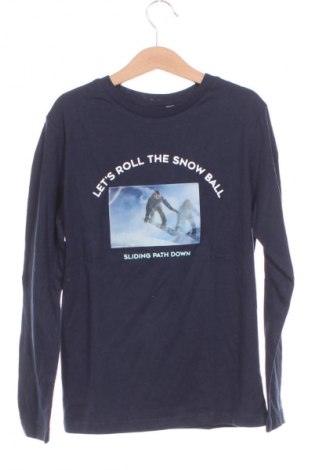 Kinder Shirt Mango, Größe 7-8y/ 128-134 cm, Farbe Blau, Preis € 6,65
