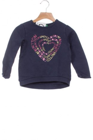 Детска блуза United Colors Of Benetton, Размер 3-4y/ 104-110 см, Цвят Син, Цена 23,00 лв.