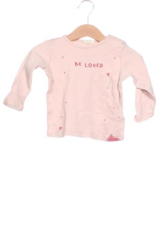 Детска блуза United Colors Of Benetton, Размер 6-9m/ 68-74 см, Цвят Розов, Цена 23,00 лв.
