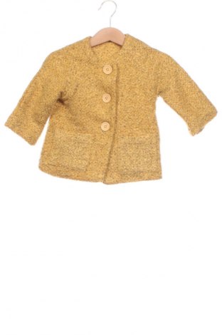 Kinder Strickjacke Unbranded, Größe 9-12m/ 74-80 cm, Farbe Gelb, Preis 6,99 €