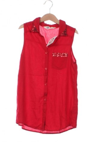 Dziecięca koszula H&M, Rozmiar 10-11y/ 146-152 cm, Kolor Czerwony, Cena 27,59 zł