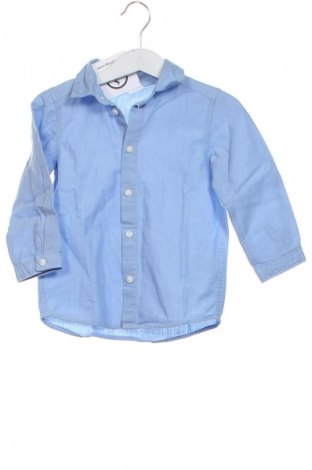 Детска риза H&M, Размер 18-24m/ 86-98 см, Цвят Син, Цена 16,37 лв.