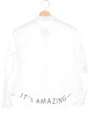 Детска риза Zara, Размер 10-11y/ 146-152 см, Цвят Бял, Цена 14,99 лв.