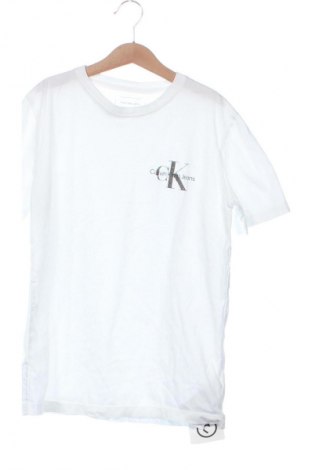 Tricou pentru copii Calvin Klein Jeans, Mărime 13-14y/ 164-168 cm, Culoare Alb, Preț 156,99 Lei