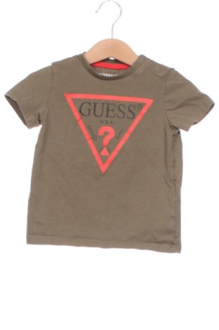 Dziecięcy T-shirt Guess, Rozmiar 18-24m/ 86-98 cm, Kolor Zielony, Cena 65,99 zł