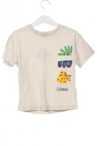 Dziecięcy T-shirt H&M, Rozmiar 2-3y/ 98-104 cm, Kolor ecru, Cena 27,59 zł